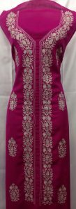 gulabi colour ka gown