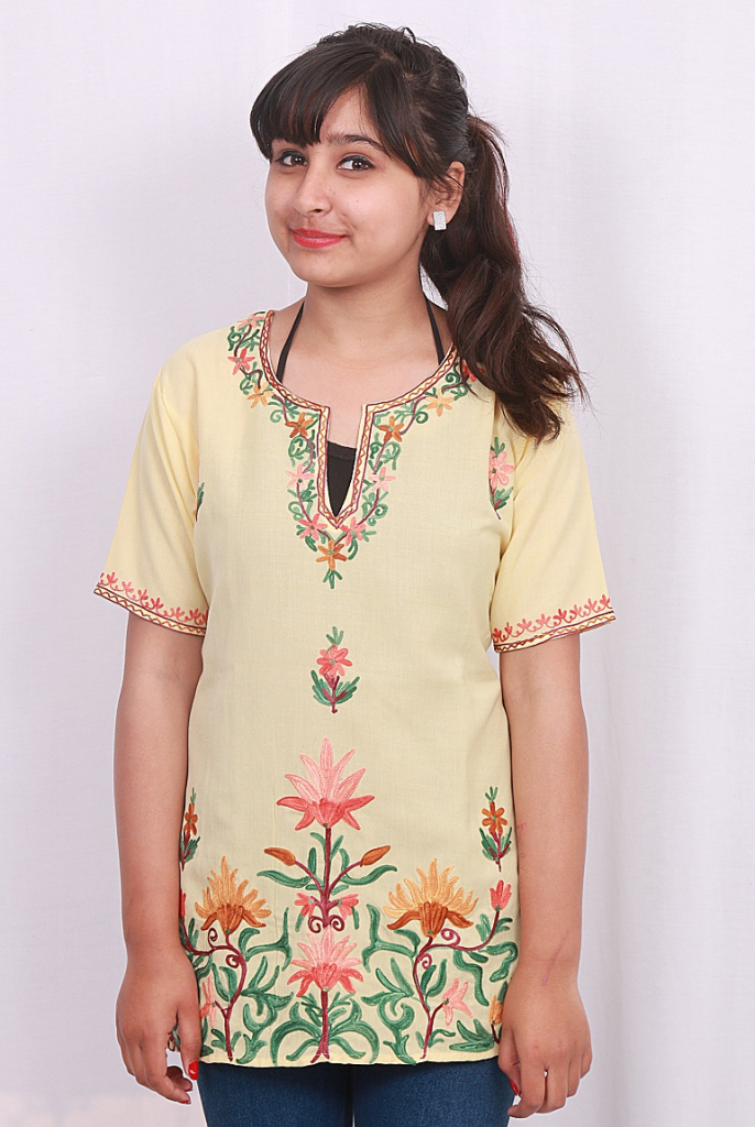 yellow kurti with pant