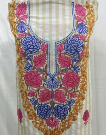 Gulabi color suit- tila design | Kashmir Market