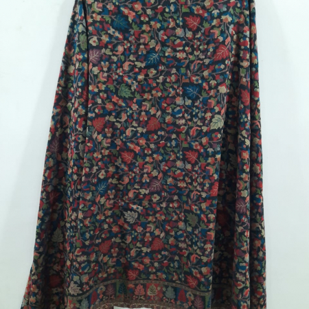 Cream Kani print shawl | Kashmir Market