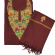 maroon woolen suit